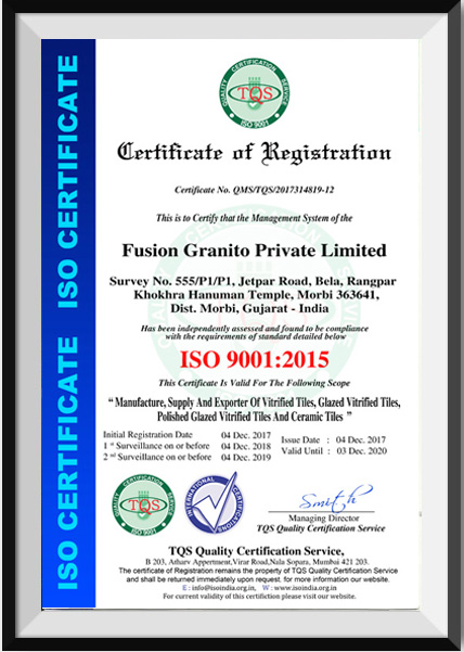 ISO Certified Ceramic Vitrified Tiles Manufacturer